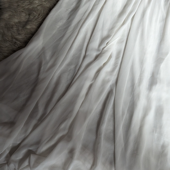 Final Price Pinkblush Ivory Maternity Photoshoot Gown - Picture 4 of 11